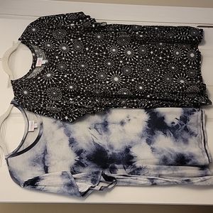 Two LuLaRoe Olive Tops